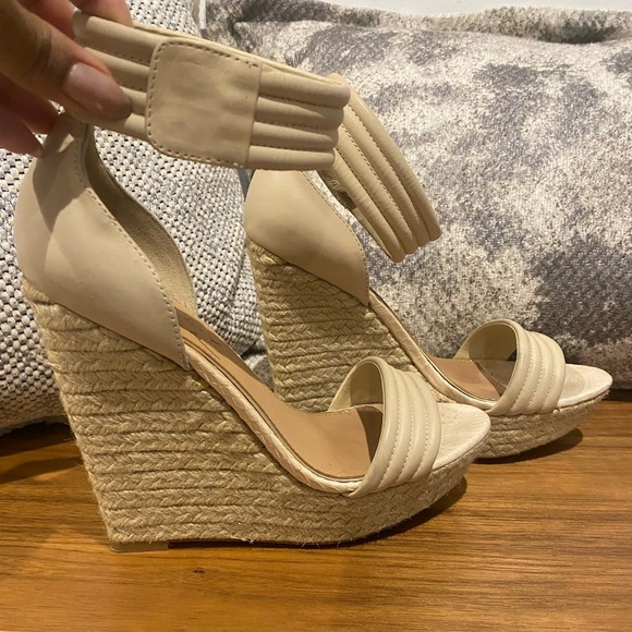 Badgley Mischka x James & Elizabeth Espadrille Wedge Sandals 5.5 - Picture 2 of 10